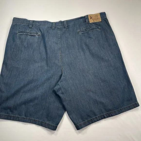 True Nation, Relaxed Fit, Jean Shorts, Big and Tall Size 52, Distressed Jeans - Picture 4 of 5